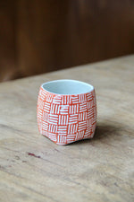 Gedek Espresso Cup (Orange & White)