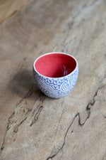 Beras Tumpah Sake Cup (Washed Blue & Red)