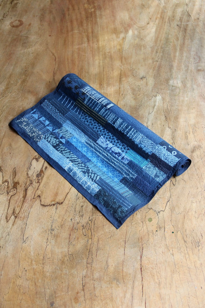 Tambal Table Runner (Blue)