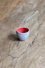 Beras Tumpah Sake Cup (Washed Blue & Red)