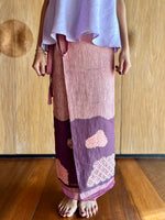 Kawung Galar Sarung Ikat (Pink & Purple)