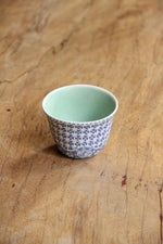 Langit Senja Chinese Teacup (Blue & Light Green)