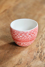 Liris Sake Cup (Red & White)