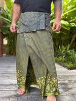 Men's Galar Kembang Sarung (Green)