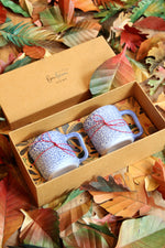 The “You & I” Mug Set - Blue/Brown Awan