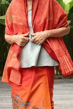 Lurik Sulam Shawl (Orange)