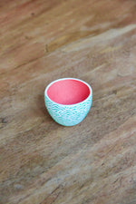 Awan Sake Cup  (Tosca Green & Red)