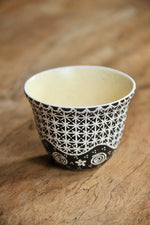 Langit Senja Chinese Teacup (Black & Cream)