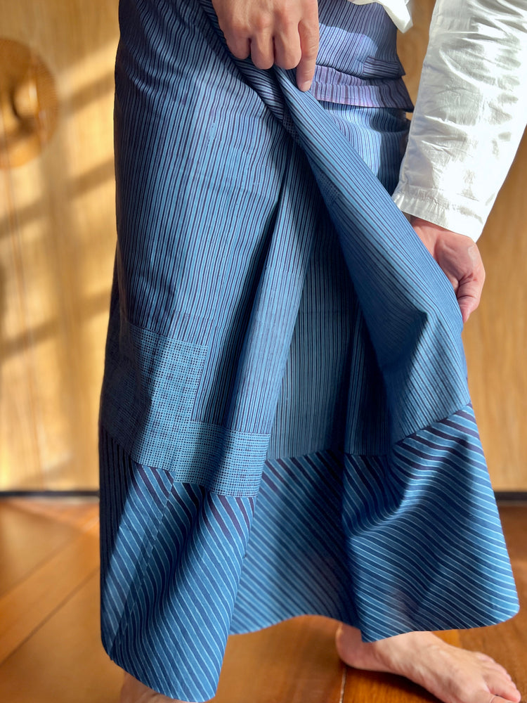 Men's Batik Galar Sarung (Blue)