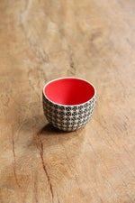 Bintang Round Cup (Black & Red)