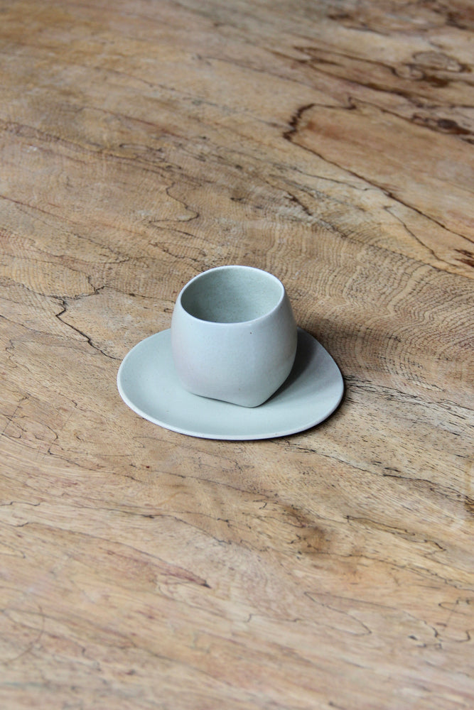 Gedek Stoneware Espresso Cup & Saucer