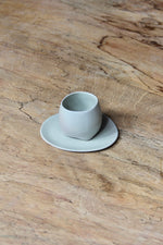 Gedek Stoneware Espresso Cup & Saucer
