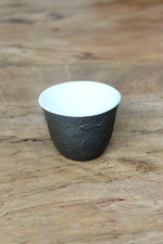 Kembang Pakis Chinese Teacup  (Black & White)