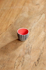 Liris Sake Cup (Black & Red)