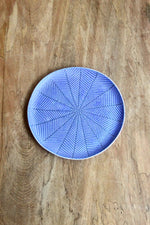 Medium Herringbone Flat Plate (Washed Blue)