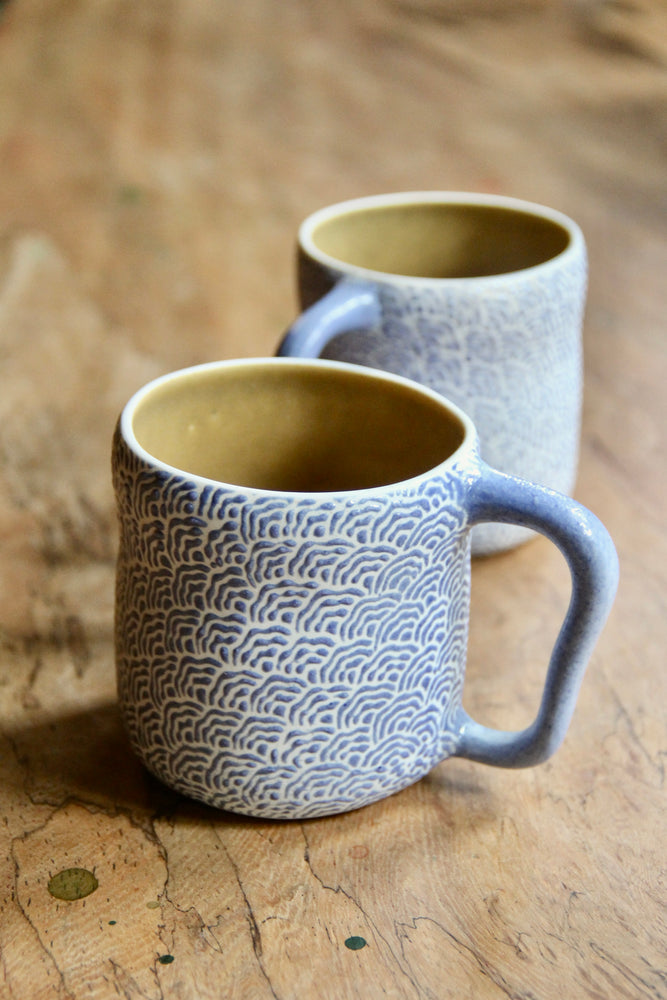 The “You & I” Mug Set - Blue/Brown Awan