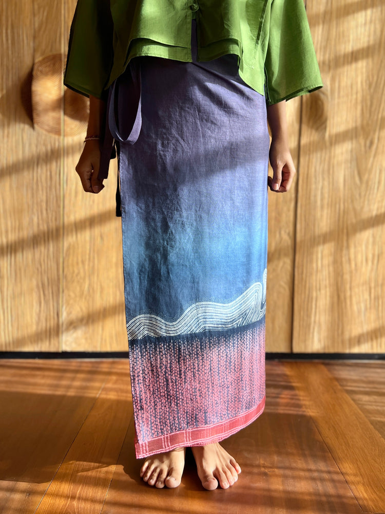 LEMAH - Arus Laut Sarung Ikat (Pink, Blue, Purple, Lattice lace)